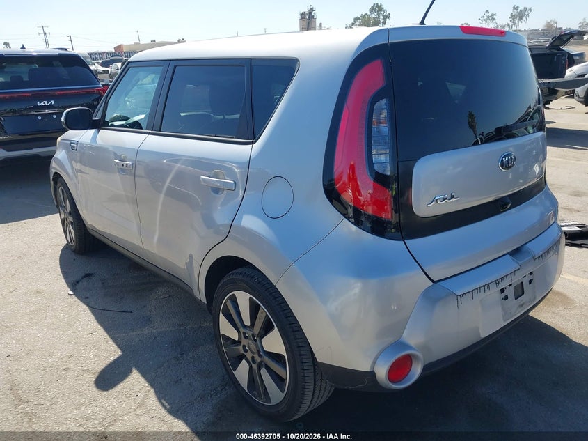 Vin: kndjx3a53f7798134, lot: 46893063, kia soul ! 20153