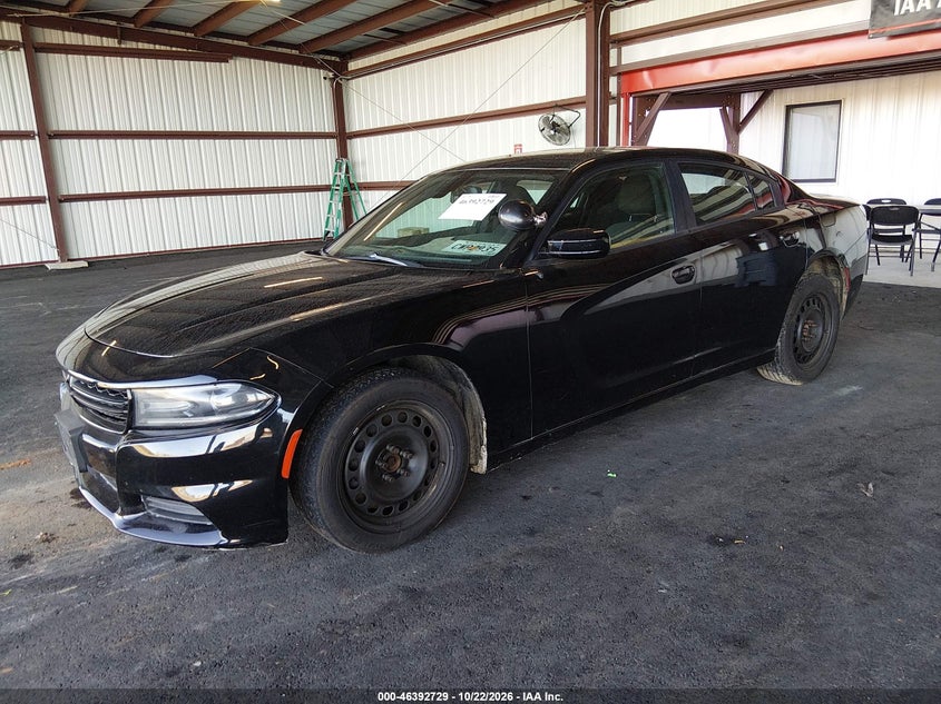 Vin: 2c3cdxkt3gh110990, lot: 46893087, dodge charger police 20162