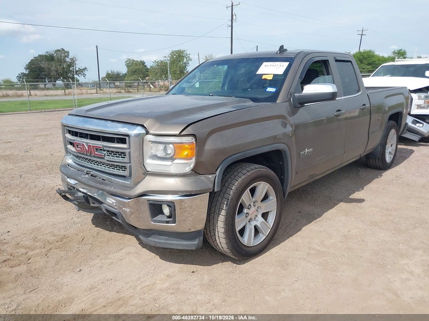 2015 GMC Sierra 1500 Sle, Front End, IAAI, VIN 1GTR1UECXFZ306206 — photo 2