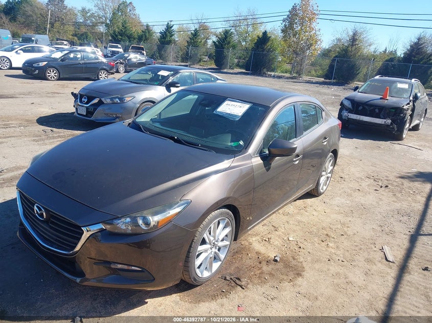 2017 Mazda Mazda3 Touring, Невідомо, IAAI, VIN JM1BN1V75H1105287 — фото 2