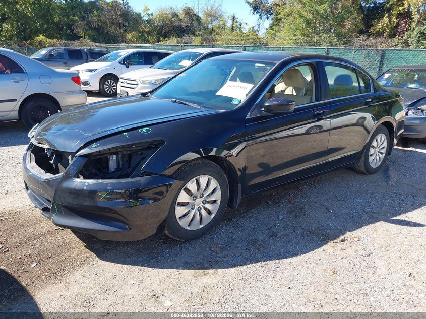 2012 Honda Accord 2.4 Lx, Front & Rear, IAAI, VIN 1HGCP2F3XCA154642 — photo 2