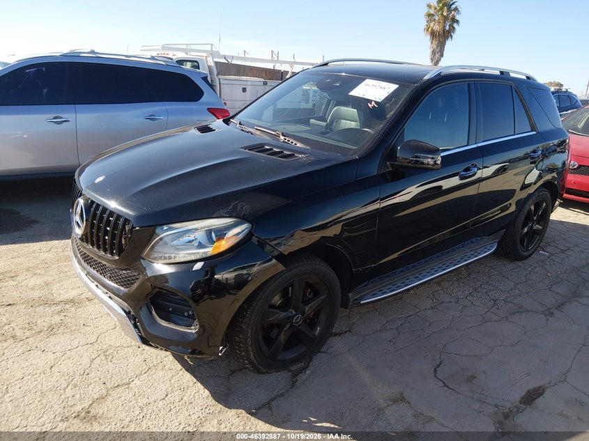2016 Mercedes-Benz Gle 350, Удар спереди, IAAI, VIN 4JGDA5JB2GA755209 — фото 2