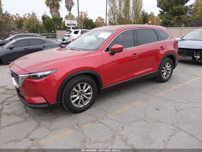 Vin: jm3tcacy5g0121037, lot: 46893256, mazda cx-9 touring 20162