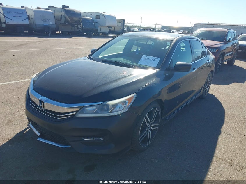 Vin: 1hgcr2f57ha253454, lot: 46893285, honda accord sport 20172