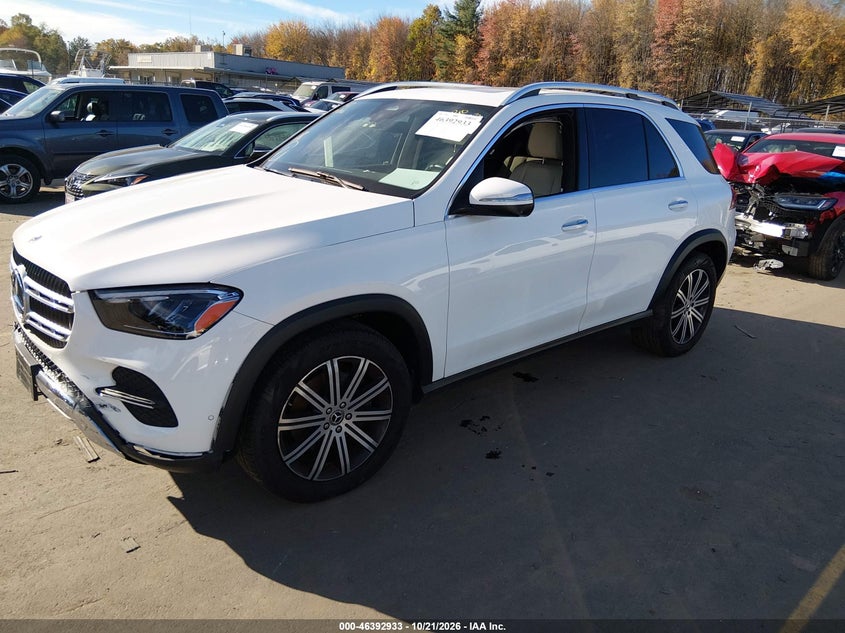 2024 Mercedes-Benz Gle 350 4Matic, Удар спереди, IAAI, VIN 4JGFB4FB5RB188693 — фото 2