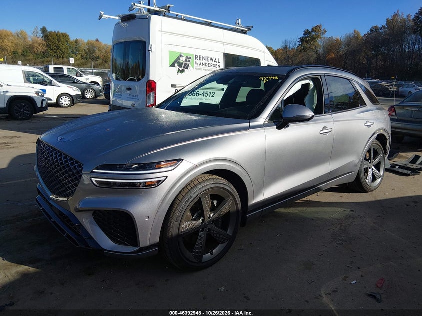 Vin: kmumadtb6pu134160, lot: 46893306, genesis gv70 2.5t awd 20232