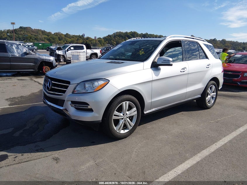2014 Mercedes-Benz Ml 350 4Matic, Unknown, IAAI, VIN 4JGDA5HB4EA278124 — photo 2