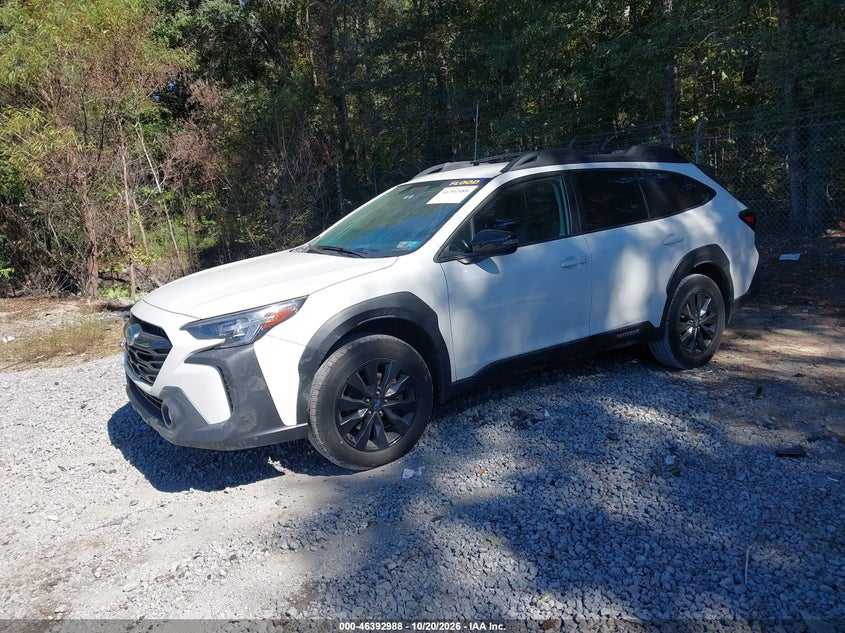 2023 Subaru Outback Onyx Edition, Flood, IAAI, VIN 4S4BTAJC9P3120429 — photo 2