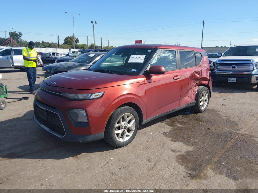 2021 Kia Soul S, Left Rear, IAAI, VIN KNDJ23AU4M7788277 — photo 2