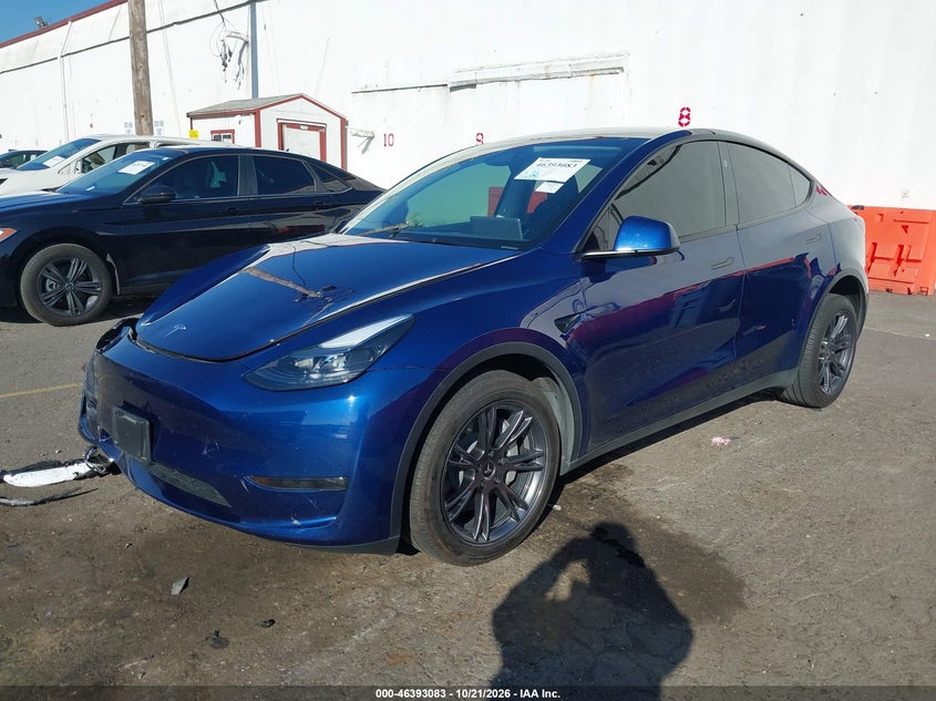 Vin: 7saygdee0sa357869, lot: 46893441, tesla model y long range dual motor all-wheel drive 20252