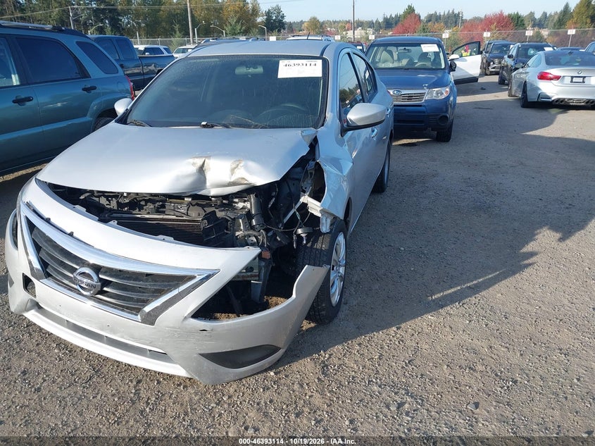 Vin: 3n1cn7ap2kl833407, lot: 46893473, nissan versa 1.6 sv 20192