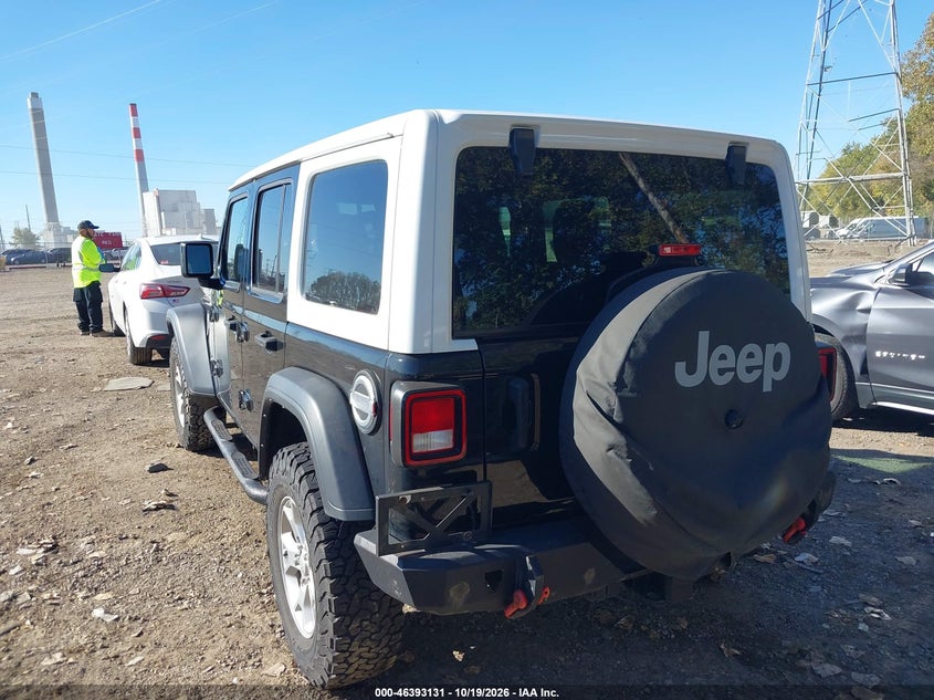 Vin: 1c4hjxdn3mw626661, lot: 46893489, jeep wrangler unlimited islander 4x4 20213