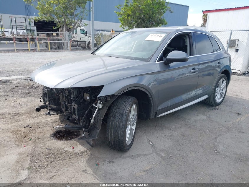 Vin: wa1bnafy4j2118954, lot: 46893504, audi q5 2.0t premium/2.0t tech premium 20182