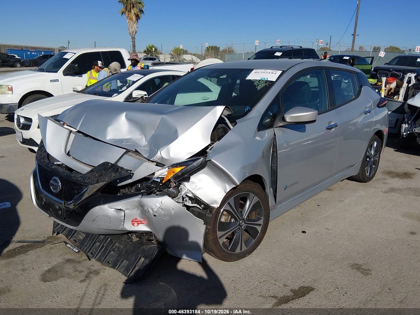 Vin: 1n4az1cp0jc308798, lot: 46893542, nissan leaf sv 20182