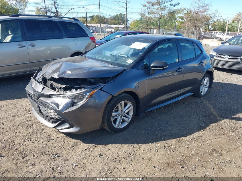 Vin: jtnd4mbe5n3190773, lot: 46893573, toyota corolla se 20222