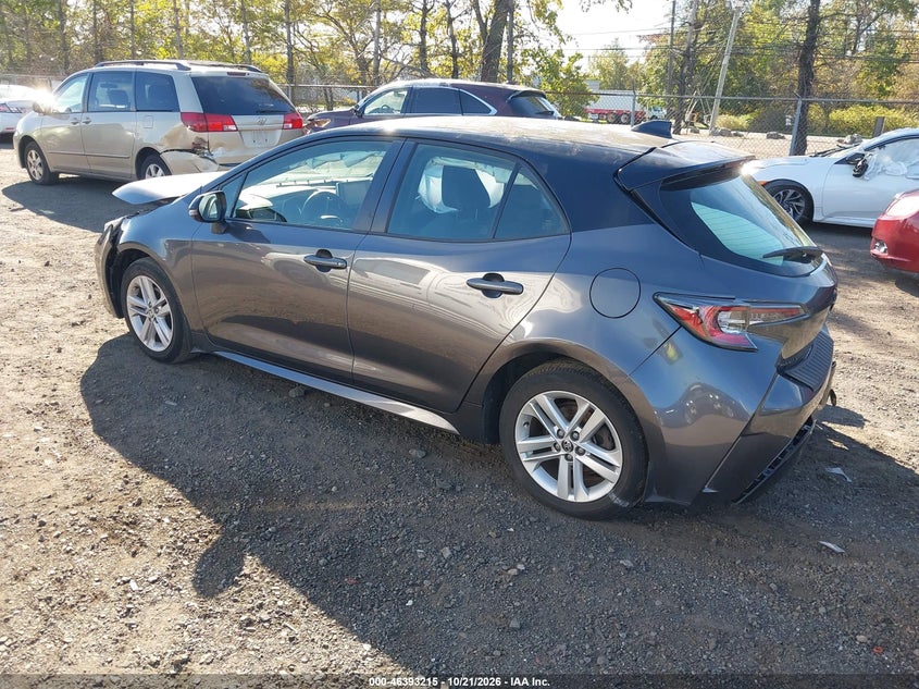 Vin: jtnd4mbe5n3190773, lot: 46893573, toyota corolla se 20223