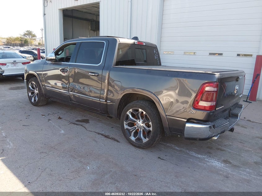 Vin: 1c6srfht6kn745252, lot: 46893590, ram 1500 limited  4x4 5'7 box 20193