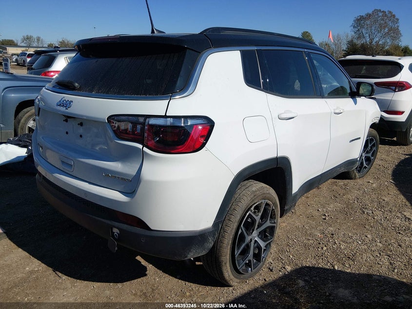 Vin: 3c4njdcnxrt122902, lot: 46893603, jeep compass limited 4x4 20244