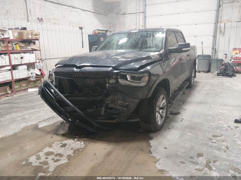 Vin: 1c6srfjt3ln282577, lot: 46893631, ram 1500 laramie  4x4 5'7 box 20202