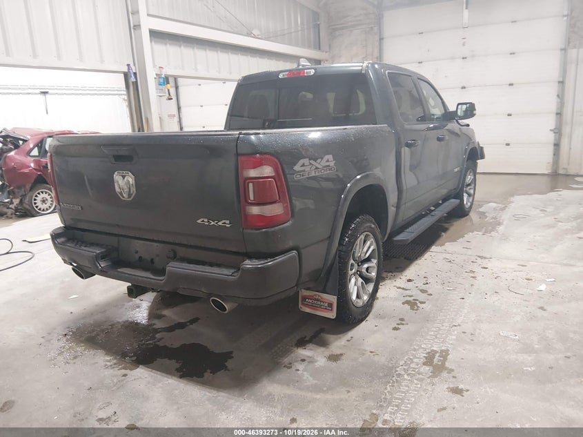Vin: 1c6srfjt3ln282577, lot: 46893631, ram 1500 laramie  4x4 5'7 box 20204