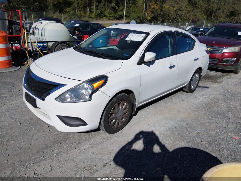 Vin: 3n1cn7ap4gl837238, lot: 46893643, nissan versa 1.6 sv 20162