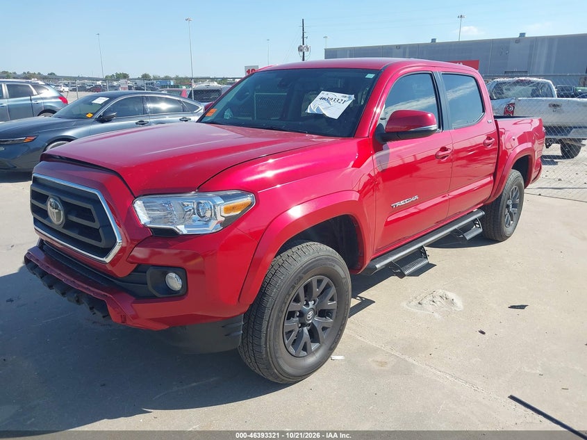 2023 Toyota Tacoma Sr5 V6, Front & Rear, IAAI, VIN 3TYCZ5AN9PT166295 — photo 2
