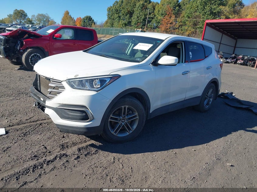 Vin: 5nmztdlb4jh072887, lot: 46893684, hyundai santa fe sport 2.4l 20182