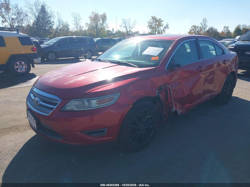 Vin: 1fahp2fw9ag166957, lot: 46893724, ford taurus limited 20102