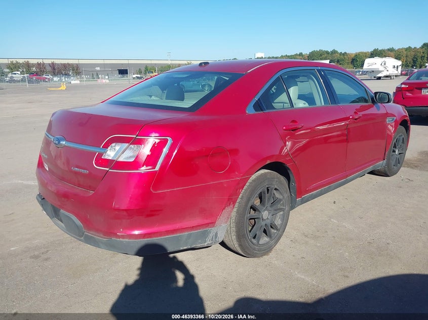 Vin: 1fahp2fw9ag166957, lot: 46893724, ford taurus limited 20104