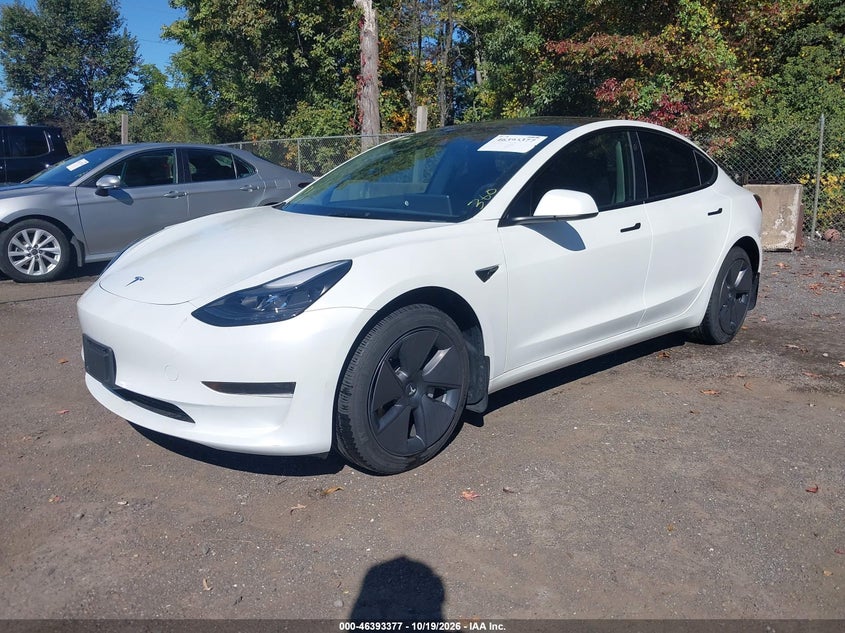 2023 Tesla Model 3 Rear-Wheel Drive, Неизвестно, IAAI, VIN 5YJ3E1EA0PF508650 — фото 2