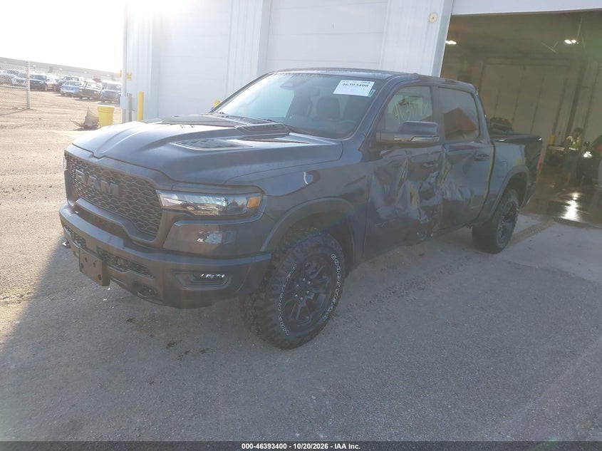 2026 Ram 1500 Rebel 4X4 5'7 Box, Левый бок, IAAI, VIN 1C6SRFLP2TN305282 — фото 2