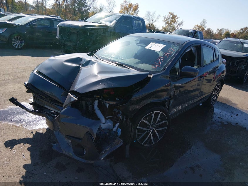 Vin: jf1guafc9s8267318, lot: 46893775, subaru impreza sport 5-door 20252