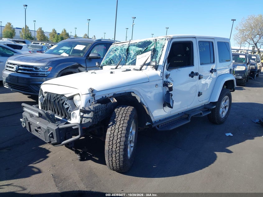 Vin: 1c4bjweg9el121047, lot: 46893835, jeep wrangler unlimited sahara 20142
