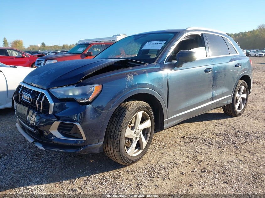 Vin: wa1aecf31l1085819, lot: 46893837, audi q3 premium 45 tfsi quattro tiptronic 20202