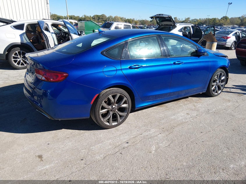 Vin: 1c3cccbb6fn647166, lot: 46893871, chrysler 200 s 20154