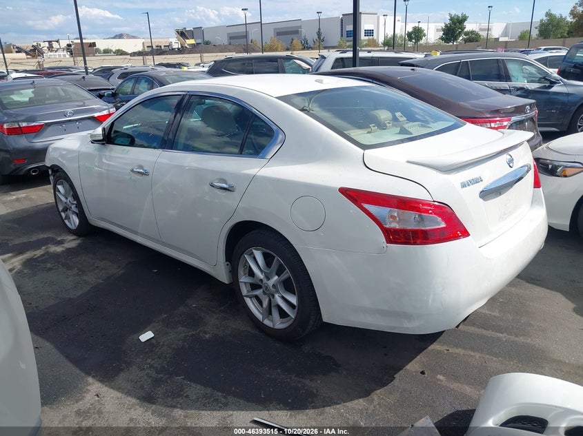 Vin: 1n4aa5ap6ac846438, lot: 46893873, nissan maxima 3.5 sv 20103