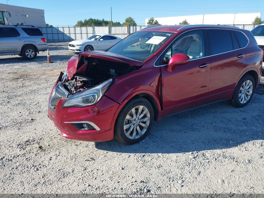 2017 Buick Envision Essence, Удар спереду, IAAI, VIN LRBFXBSA8HD191502 — фото 2