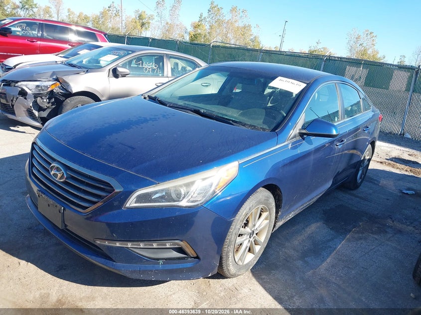 2015 Hyundai Sonata Se, Unknown, IAAI, VIN 5NPE24AF1FH120525 — photo 2