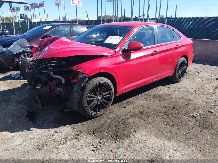 2019 Volkswagen Jetta 1.4T R-Line/1.4T S/1.4T Se, Пошкодження двигуна, IAAI, VIN 3VWC57BU6KM227343 — фото 2
