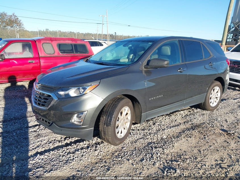 2019 Chevrolet Equinox Ls, Неизвестно, IAAI, VIN 3GNAXHEV7KS643337 — фото 2