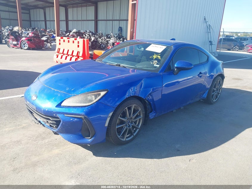 2022 Subaru Brz Premium, Front End, IAAI, VIN JF1ZDBB1XN9703109 — photo 2