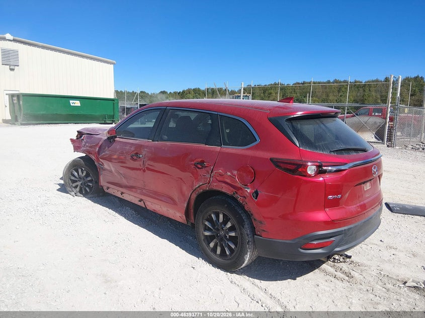 Vin: jm3tcacy5g0105372, lot: 46894128, mazda cx-9 touring 20163