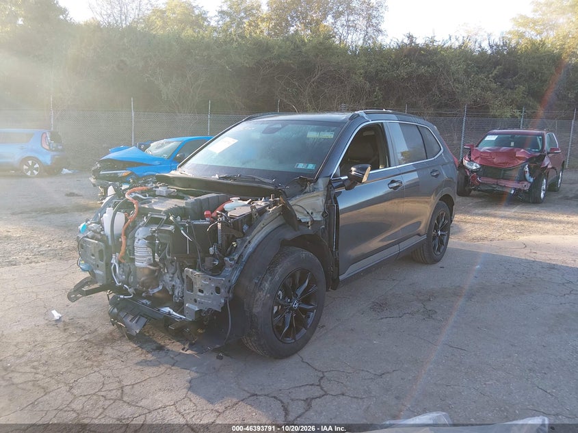2025 Honda Cr-V Hybrid Sport-L, Front End, IAAI, VIN 2HKRS6H82SH805616 — photo 2