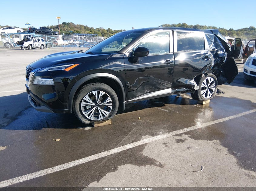 2023 Nissan Rogue Sv Fwd, Left Rear, IAAI, VIN JN8BT3BA1PW432051 — photo 2