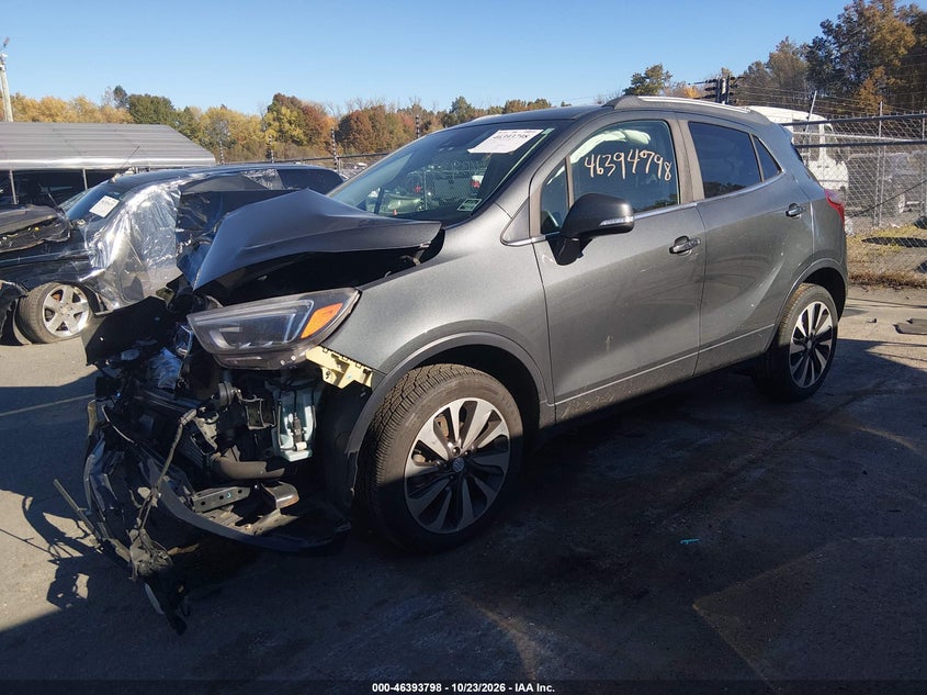 Vin: kl4cjhsb8jb586650, lot: 46894156, buick encore premium 20182
