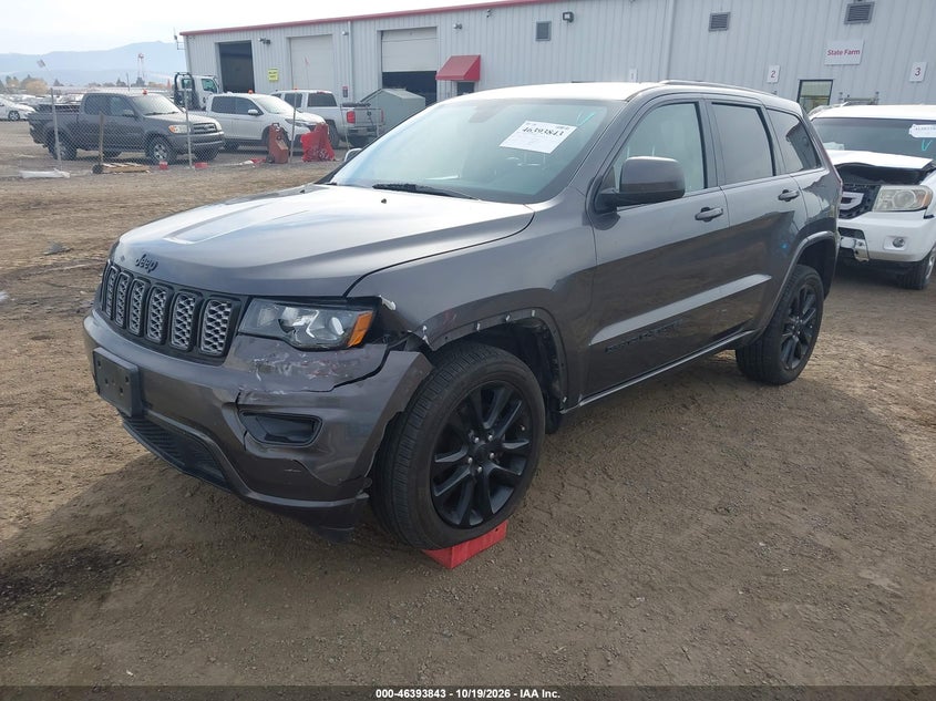 2018 Jeep Grand Cherokee Altitude 4X4, Левый перёд, IAAI, VIN 1C4RJFAG9JC122567 — фото 2