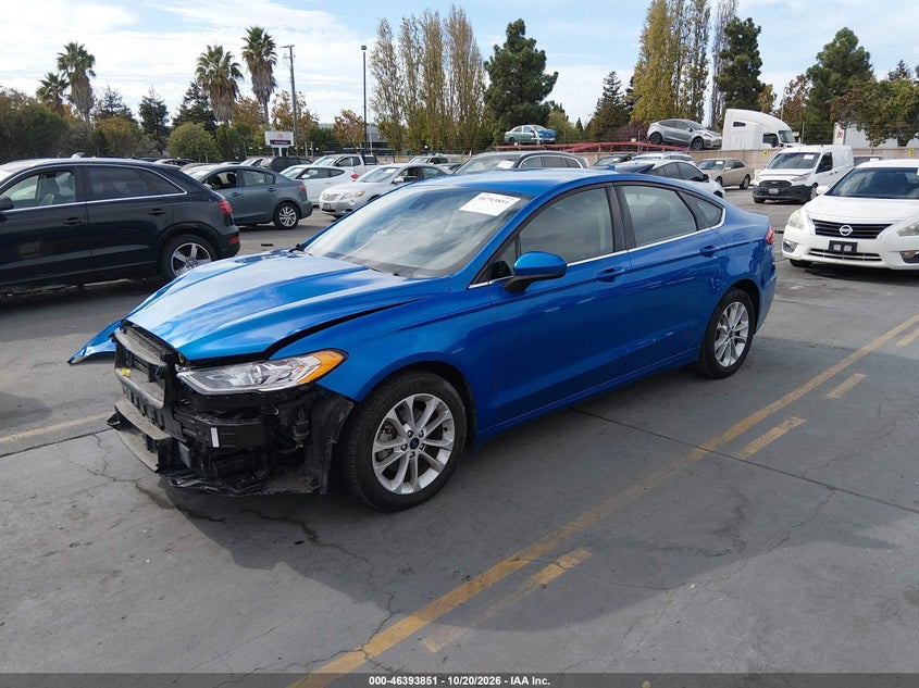 Vin: 3fa6p0hd5lr208219, lot: 46894209, ford fusion se 20202