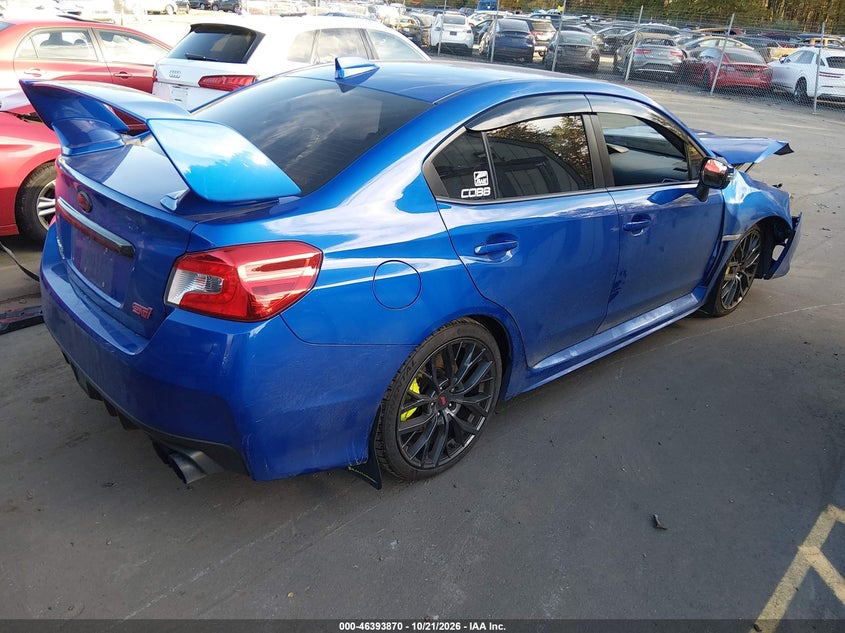 Vin: jf1va2s62k9831195, lot: 46894228, subaru wrx sti 20194