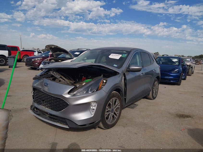 Vin: 1fmcu0h66nua13888, lot: 46894247, ford escape sel 20222