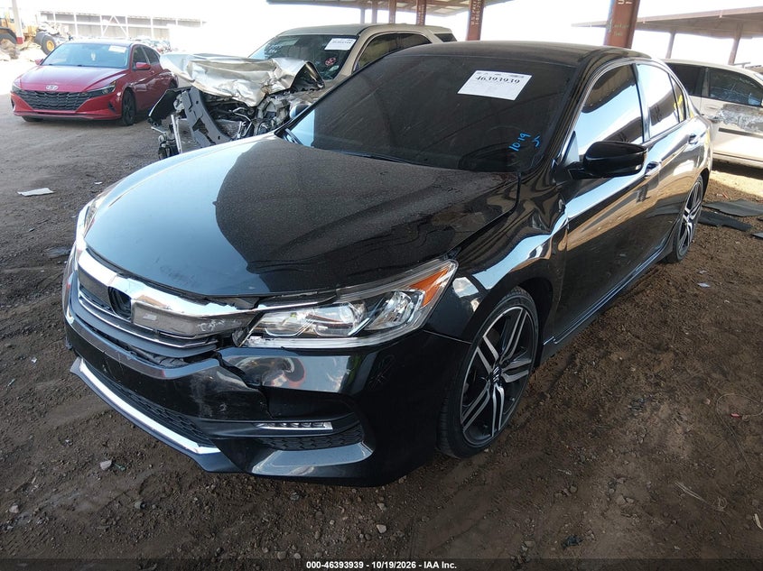Vin: 1hgcr2f50ga209469, lot: 46894298, honda accord sport 20162